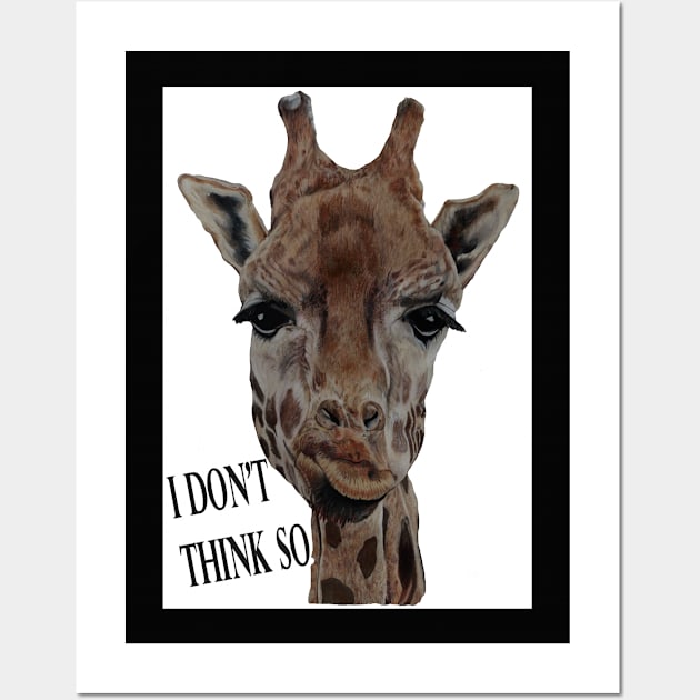 I Don't Think So Wall Art by KatareyDesigns